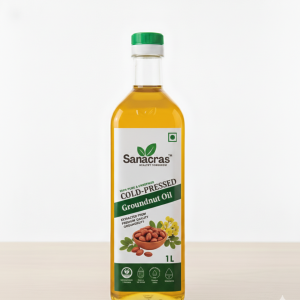 SANACRAS GROUNDNUT OIL 1 LTR