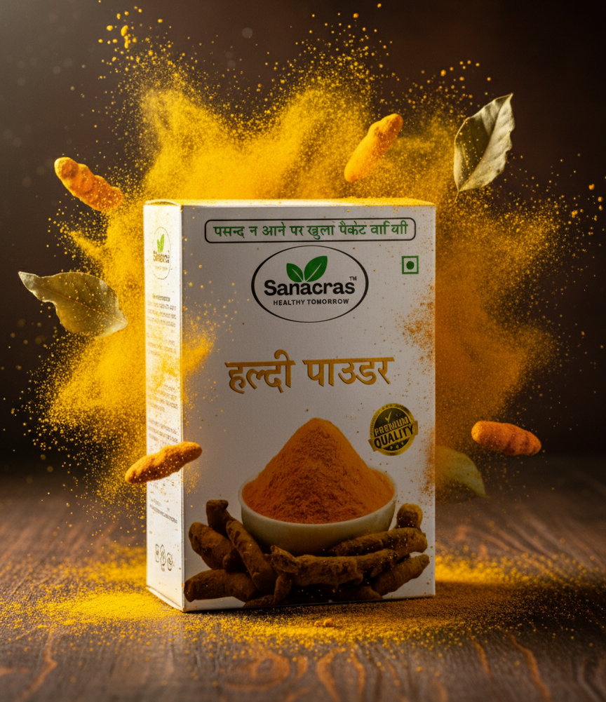 SANACRAS HALDI POWDER 200gm